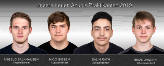 Neue Azubis 2019